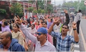 Durg Guest Teachers Protest