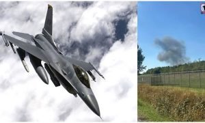 F-16 Fighter Jet Crash