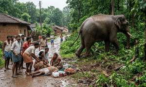 Raigarh Elephant Attack