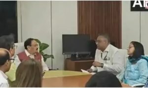 JP Nadda RML Hospital Visit