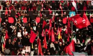 Khamenei Funeral : ईरान में खामेनेई की अंतिम यात्रा में उमड़ा जनसमूह, 10 किलोमीटर लंबे जुलूस में लाखों लोगों की मौजूदगी