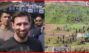 Lionel Messi Kolkata Chaos