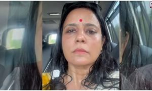 Mahua Moitra Egg Attack