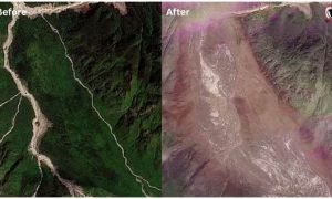 Nepal Flood Satellite Images