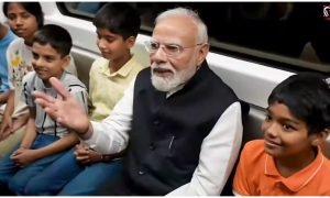 PM Modi Metro Ride