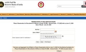RBI Grade B Score Card 2026