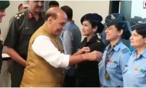 Rajnath Honors All-Women Crew