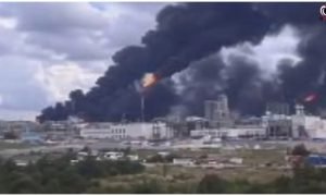 Russia Plant Fire