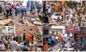 Satya Niketan Building Collapse
