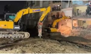 Shalimar Bagh Bulldozer Action