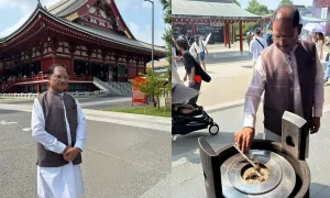 Vishnu Deo Sai Japan tour : छत्तीसगढ़ में निवेश बढ़ाने जापान पहुंचे मुख्यमंत्री विष्णुदेव साय, असाकुसा मंदिर में की राज्य की समृद्धि की काम